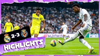 Real Madrid 23 Villarreal CF  HIGHLIGHTS  LaLiga 202223 [upl. by Lotta905]