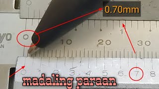 PAGBASA NG VERNIER CALIPER SA METRIC  READING VERNIER IN METRIC [upl. by Ibloc766]