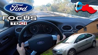 2005 Ford Focus MK2 16 TDCi 66kW POV 4K Test Drive Hero 6 ACCELERATION ELASTICITY amp DYNAMIC [upl. by Neltiak]