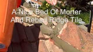 How To Refix Roofing Ridge Tiles [upl. by Aikrehs]