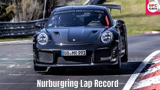 Porsche 911 GT2 RS with Manthey Performance Kit Nurburgring Lap Record [upl. by Irv]