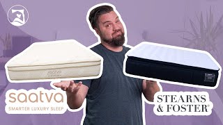 Saatva vs Stearns amp Foster Lakeridge Mattress Comparison  Which Luxury Bed Is Best For You [upl. by Kcaz802]