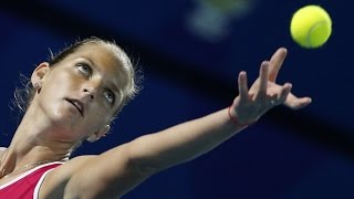 Karolina Pliskova vs Kristina Mladenovic IPTL Full Match amp Interview [upl. by Stanway]