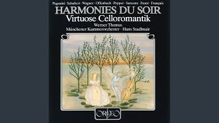 Harmonies des bois Op 76 No 2 Les Larmes de Jacqueline version for cello and orchestra [upl. by Yarised]