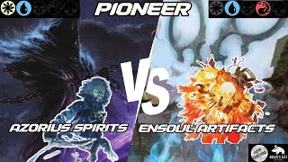 Azorius Spirits VS Ensoul Artifacts MTG Pioneer [upl. by Anjela]