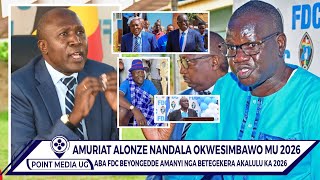 KIWEDDDE AMURIAT ALANGIRIDDE ABIVUDDEMU NANDALA MAFABI YAGENDA OKWESIMBAWO MU 2026 MU FDC [upl. by Kleiman]