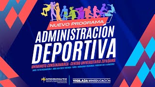 Nuevo programa  Administración Deportiva 2024 [upl. by Doxia]