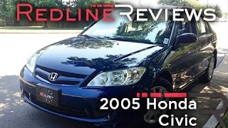 2005 Honda Civic Review Walkaround Exhaust amp Test Drive [upl. by Gurney]