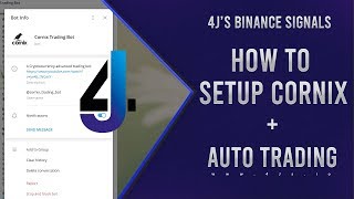 How to setup Cornix with our Binance Signals  4Js [upl. by Aric]