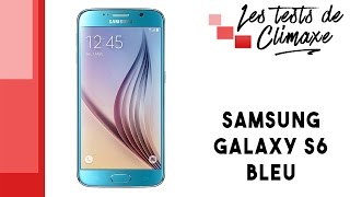 Présentation du smartphone Samsung Galaxy S6 bleu vidéo sans la voix [upl. by Harriman258]