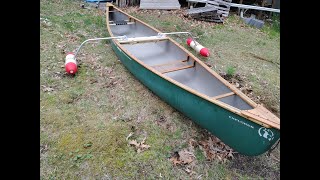 Making of Canoe Outriggers that are removable and will not damage the yoke [upl. by Chaffin]