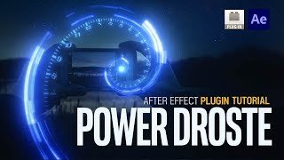 After Effects Power Droste Plugin Tutorial Easy Spiral l Power Droste 플러그인 튜토리얼 [upl. by Alviani935]