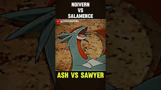 Ash Noivern VS Sawyer Salamence🔥shorts pokemon viral [upl. by Ahsiela]