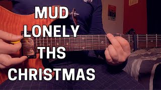 Mud  Lonely This Christmas Guitar Lesson  G C Em D ONLY [upl. by Claudette]