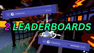 I got ON 2 LEADERBOARDS Roblox Bedwars [upl. by Pfosi]