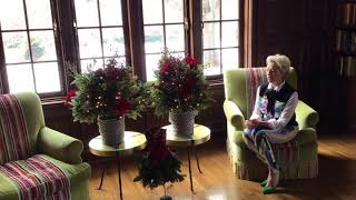 A Walkthrough Christmas Decoration Tour by Dorinda Medley [upl. by Leizo]