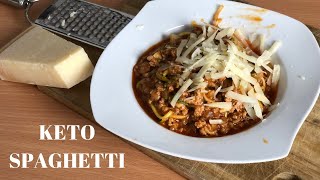 KETO Spaghetti Bolognese z cukinii  TIP [upl. by Enoob]