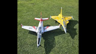 FMS 80mm Rafale vs EFlite 90mm Viper [upl. by Klemm]