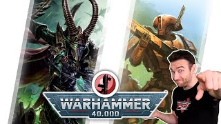 Warhammer 40K  Empire Tau VS Drukhari [upl. by Ahsinad]