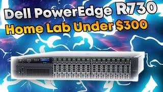 Dell PowerEdge r730 Home Lab Server Under 300 ESXi TrueNAS Unraid Hypervisor Virtualization VMware [upl. by Jegar]