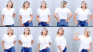 10 DIFFERENT WAYS TO WEAR A TSHIRT  Milabu [upl. by Joli]