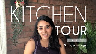 KITCHEN TOUR Part 1  By Kiranmayee Madupu  Decor Series [upl. by Gow619]