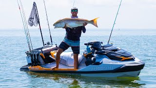 Chasing BULL RED DRUM on Seadoo FishPro Trophy [upl. by Anyaj]