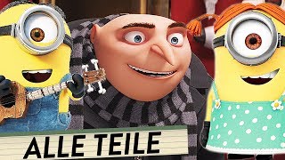 Ich  Einfach Unverbesserlich amp die Minions  alle Teile in nur 9 Minuten erzählt [upl. by Ahlgren]