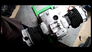 Assembling the engine motorcycle k750 part 5 Microprocessor ignition valve covers [upl. by Navek]