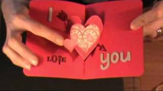 tutorial n 12 pop up card di san valentino [upl. by Pergrim]