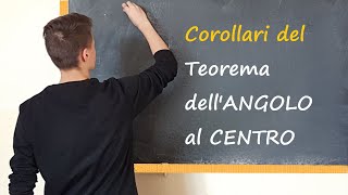 Circonferenza  corollari del teorema dellangolo al centro [upl. by Weyermann576]