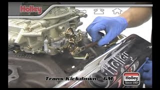 How to Set The Carburetor to Transmission Kickdown On TH350 TH400 And 700R4 Transmissions [upl. by Fotinas]