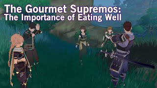 The Gourmet Supremos The Importance of Eating Well World Quest Genshin Impact [upl. by Strang65]