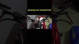 Pasang sein tempeloval di vixion nvl jadi makin kece🔥shorts [upl. by Adelpho243]