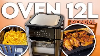 NÃO É TÃO BOA QUANTO PARECE TESTAMOS a MONDIAL OVEN 12L Avaliação AirFryer Mondial Vale a pena [upl. by Rebmetpes108]