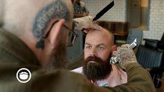 RealLife Barbershop Haircut amp Beard Trim [upl. by Otsuaf]