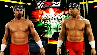 Chavo Guerrero Entrance Finisher Signature amp Victory Motion with GFX  WWE 2K23 Mods [upl. by Heinrick]