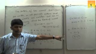 Maths ShortCut Trick  Permutation Combination Rank of Word [upl. by Naara]