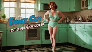 Family Guy  1950s Super Panavision 704K  Nostalgic Retro Movie Trailer [upl. by Yelahs388]