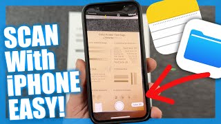 How To Scan Documents With The iPhone [upl. by Duax142]