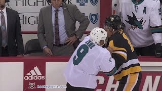 Evander Kane vs Tanner Pearson Feb 21 2019 [upl. by Essinger76]