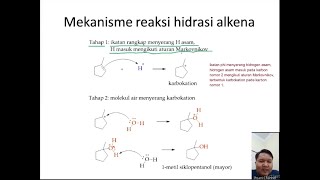 Reaksi Adisi pada Alkena  Hidrasi dan Sulfonasi Alkena [upl. by Llednahs]