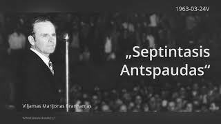 „Septintasis Antspaudas“ – 19630324V [upl. by Etteinotna]