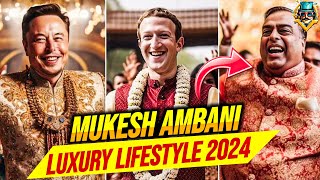 Mukesh Ambani Luxury Lifestyle 2024 [upl. by Lussi281]