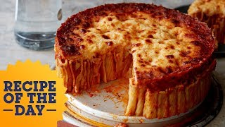 Recipe of the Day Rigatoni Pie alla Vodka  Food Network [upl. by Kampmann]