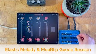 Elastic Melody amp MeeBlip Geode Session [upl. by Ballman]