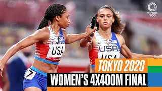 🏃‍♀️ Womens 4x400m Final  Tokyo Replays [upl. by Keynes76]