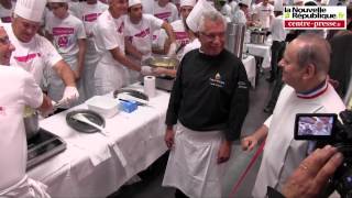 VIDEO Record pour Jöel Robuchon et son équipe avec une purée de 1042 kg [upl. by Grover]