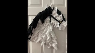 horse wreath Easy DIY Wreath [upl. by Atilam]