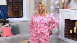 Disney100 Fan Favorite Henley Sweatshirt Loungewear Set on QVC [upl. by Malynda836]